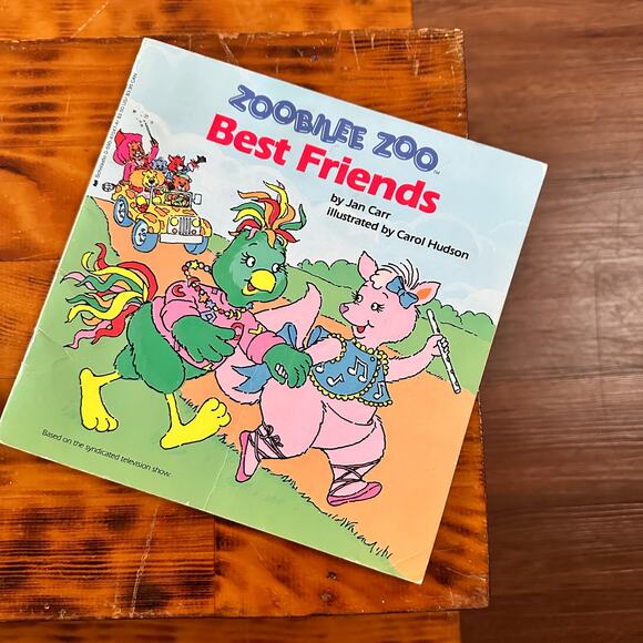 Vintage 1987 Zoobilee Zoo Best Friends Paperback Book - Picture 1 of 8